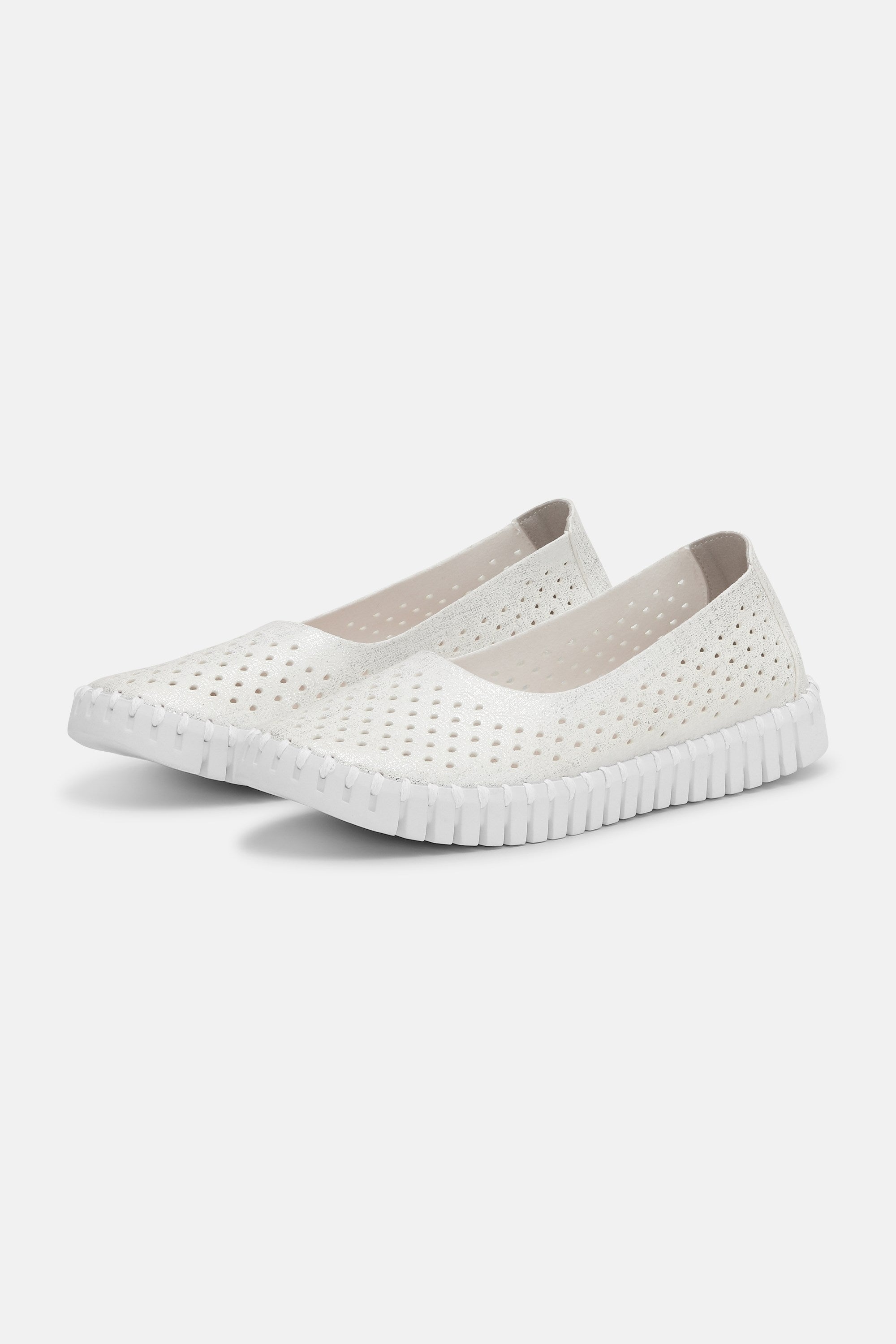 Ballerina Glitter - White White